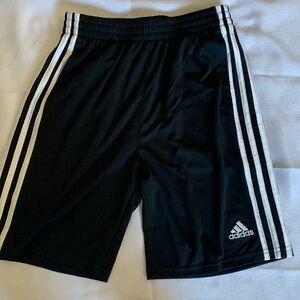 Adidas boys black shorts